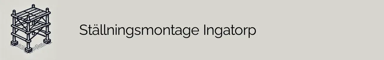 Ställningsmontage Ingatorp